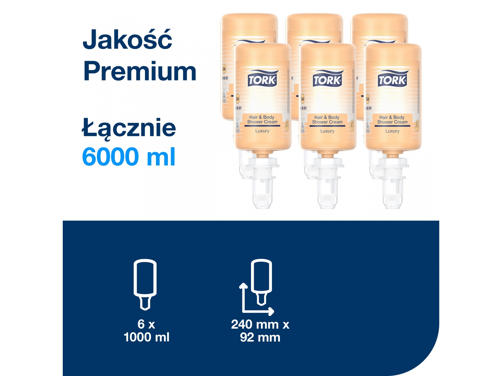 Luksusowy żel pod prysznic S4 TORK 424661 1l